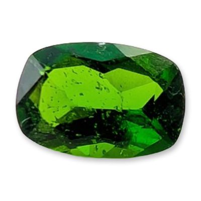 Sale Photo Thumbnail #390: Loose Cushion Cut Green Gemstone