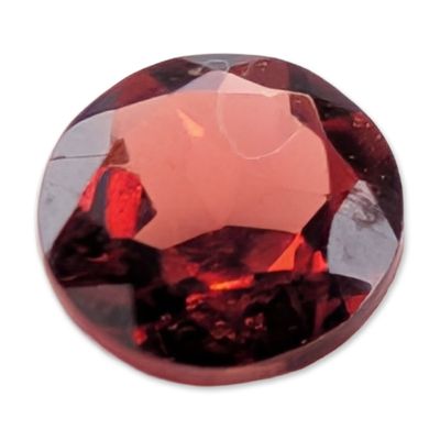 Sale Photo Thumbnail #119: Round Brilliant Cut Red Garnet Gemstone