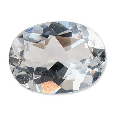 Sale Photo Thumbnail #358: Oval Cut Colorless Loose Gemstone