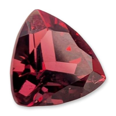 Sale Photo Thumbnail #130: Trillion Cut Purplish Red Rhodolite Garnet Gemstone