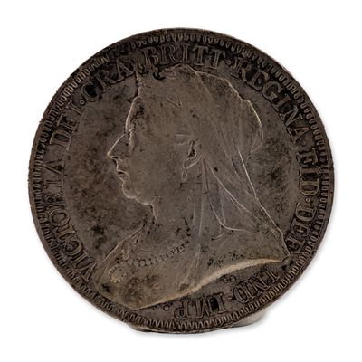 Sale Photo Thumbnail #436: 1896 Great Britain One Silver Florin Coin