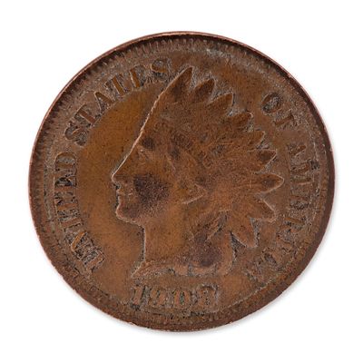 Sale Photo Thumbnail #429: 1908 US Indian Head One Cent Coin