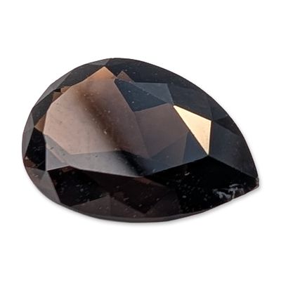 Sale Photo Thumbnail #305: 3.9 CTW Loose Pear Cut Smoky Quartz Gemstone