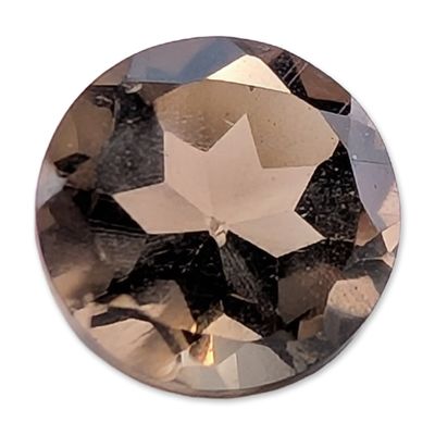 Sale Photo Thumbnail #312: Round Faceted Smoky Quartz Gemstone