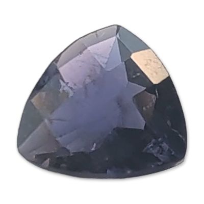 Sale Photo Thumbnail #140: Trillion Cut Violet Blue Loose Iolite Gemstone