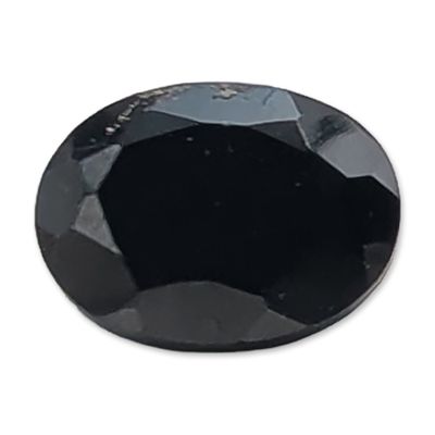 Sale Photo Thumbnail #347: Oval Faceted Black Tourmaline Gemstone