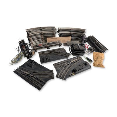 Sale Photo Thumbnail #154: Lionel and American Flyer Model Train Tracks, Transformer and Accessories Collection