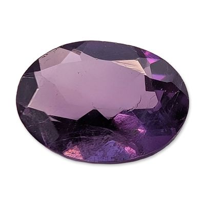Loose Oval Faceted Amethyst Gemstone