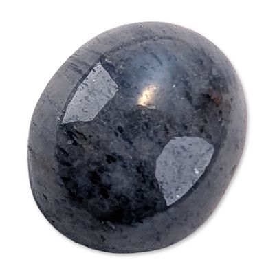 Sale Photo Thumbnail #147: Larvikite Oval Polished Gemstone Cabochon
