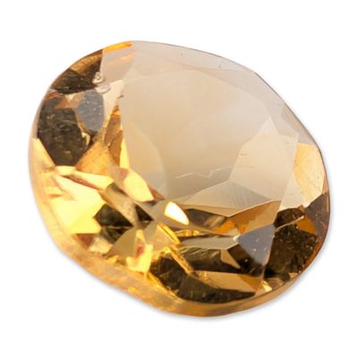 Golden Yellow Citrine Loose Faceted Citrine Gemstone