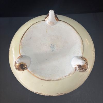 LOT 86: Vintage Lenox Oyster Plate along with Vintage Bavarian & Czechoslovakian Porcelain Plates, Hand-Painted Porcelain Dual...