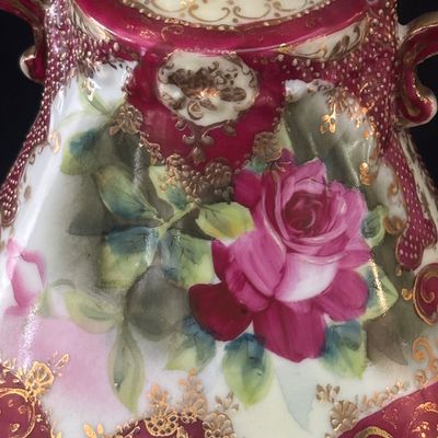 LOT 86: Vintage Lenox Oyster Plate along with Vintage Bavarian & Czechoslovakian Porcelain Plates, Hand-Painted Porcelain Dual...