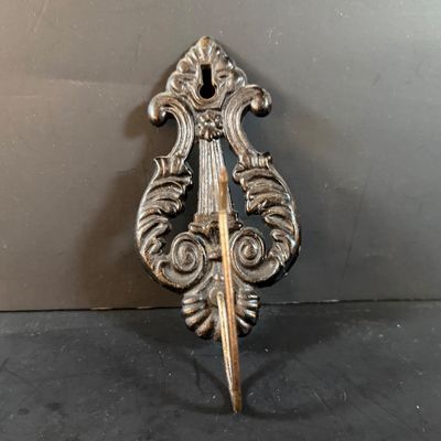 LOT 1: Vintage Large Wide Mouth Glass Jars, Cast Iron Match Dispenser, Cast Iron Pennsylvania Dutch Style Trivets and Cast Iron Hook
