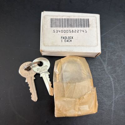 LOT 116: Solid Brass American Lock Co. Pad Locks - Stamped US - New/Old Stock