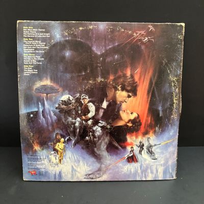 LOT 101: Vintage Unopened Kenner Star Wars Board Game, The Empire Strikes Back LP Soundtrack & Gwar Lust in Space Program Booklet