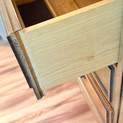 LOT 179: Wooden 9 Drawer Dresser with Mirror