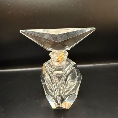 LOT 257: Collection of Cut Crystal Perfume Bottles by Oleg Cassini and More