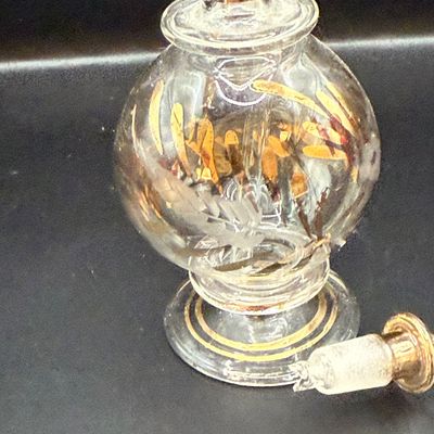 LOT 259: Collection of Hand Blown Glass Perfume Bottles