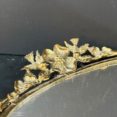 LOT 261: Mirrored Vanity Tray with Perfume Bottlers Perfume and More