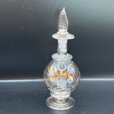 LOT 259: Collection of Hand Blown Glass Perfume Bottles