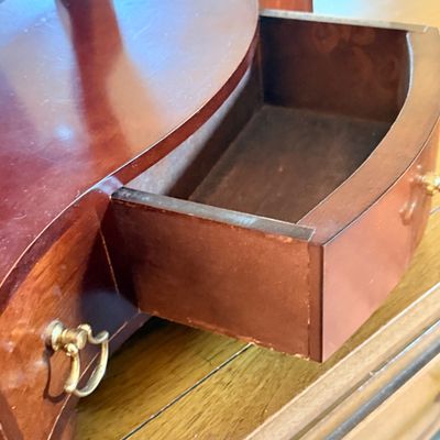 LOT 180: Wooden Vanity Dressing Swivel Mirror