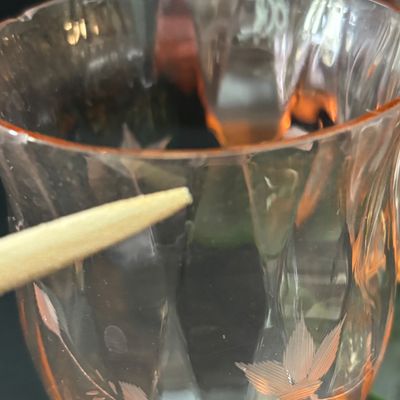 LOT 104: Vintage Pink "Watermelon" & Uranium Depression Glasses