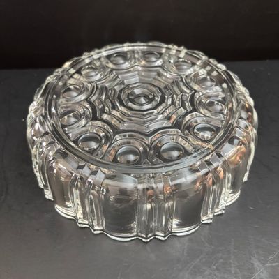 LOT 109: Vintage Federal Style Oval Picture Frame-NO Glass, Resin Brass-Tone Eagle Statue signed PDU & Anchor Hocking Candy Dish