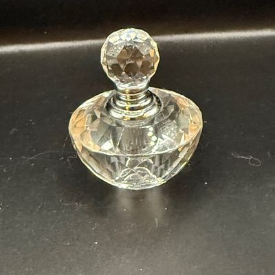 LOT 257: Collection of Cut Crystal Perfume Bottles by Oleg Cassini and More