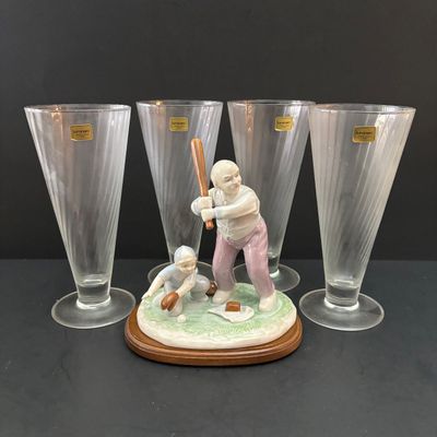 LOT 123: New/Old Stock Collection of Paul Sebastian Crystal & Porcelain Figurine & More