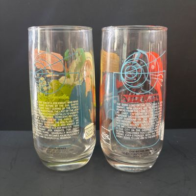 LOT 88: Vintage 1980 Star Wars the Empire Strikes Back Burger King Glasses - Set of 5