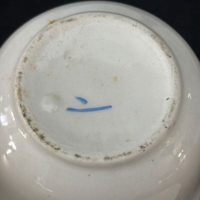 LOT 115: Shannon Crystal Clock, Milk Glass Miniature Urn, Hand-made Folk Art Pin Cushion, BOAC Teacups & More