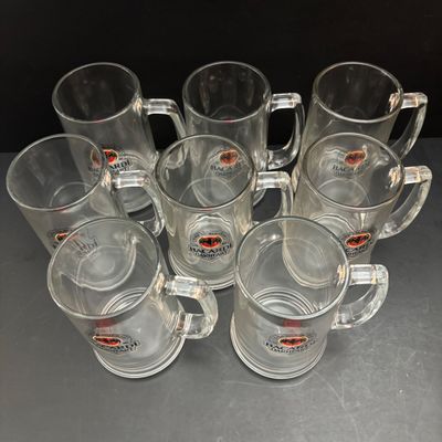 LOT 124: Bacardi Rum Oakheart Logo Mugs/Steins & Coca-Cola Glasses