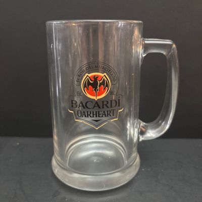 LOT 124: Bacardi Rum Oakheart Logo Mugs/Steins & Coca-Cola Glasses
