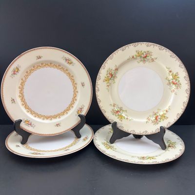LOT 118: Large Collection of Salt Cellars, Nippon, Anchor Hocking Starlyte Cruet Set, Fifth Avenue Crystal Glass Covered Butter Dish w/...