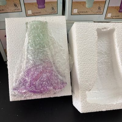 LOT 103: Lily Glass Replacement Shades Like New in Box - 6 Pieces