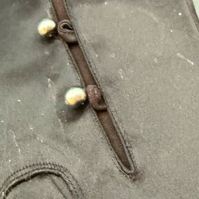 LOT 253: Antique Whiting and Davis Goldtone Metal Mesh Ring Purse, Antique Black Satin Opera Gloves and Embroidered Handkerchiefs