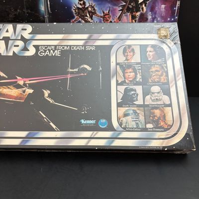 LOT 101: Vintage Unopened Kenner Star Wars Board Game, The Empire Strikes Back LP Soundtrack & Gwar Lust in Space Program Booklet