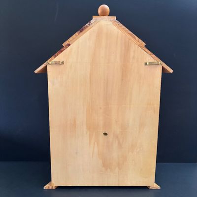 LOT 102: Display/Curio Cabinets w/Painted Bird Motif