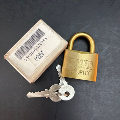 LOT 116: Solid Brass American Lock Co. Pad Locks - Stamped US - New/Old Stock