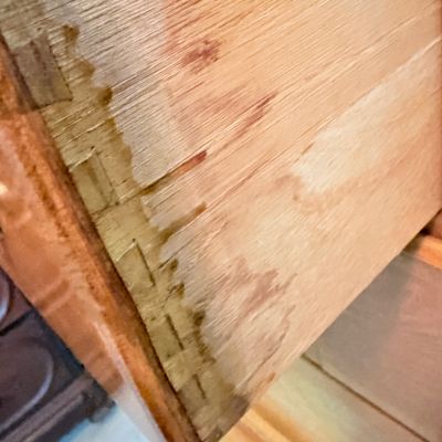 LOT 176: Wooden Tallboy Chest of Drawers