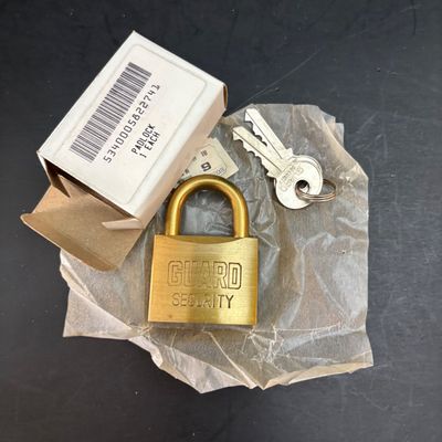 LOT 116: Solid Brass American Lock Co. Pad Locks - Stamped US - New/Old Stock