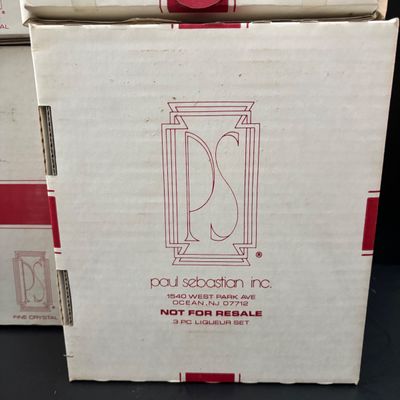 LOT 123: New/Old Stock Collection of Paul Sebastian Crystal & Porcelain Figurine & More