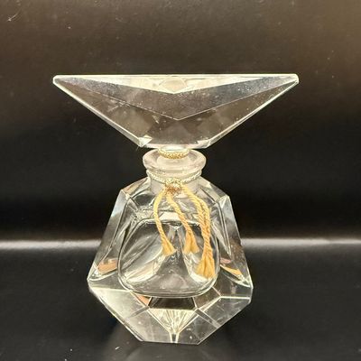 LOT 257: Collection of Cut Crystal Perfume Bottles by Oleg Cassini and More