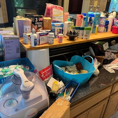 Sale Photo Thumbnail #2: - Shelving is not included. 

NO CHERRY PICKING or taking ONLY the items you want and leaving the rest or you will be banned! Please arrive with enough time to load. Bring boxes/any tools to assemble /dolly/people to help load/etc.
- Questions? Call Candi