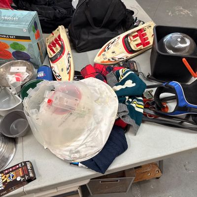 Sale Photo Thumbnail #75: - Tables are not included 

NO CHERRY PICKING or taking ONLY the items you want and leaving the rest or you will be banned! Please arrive with enough time to load. Bring boxes/any tools to assemble /dolly/people to help load/etc.
- Questions? Call Candice