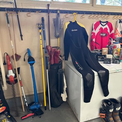 Sale Photo Thumbnail #54: - Freezer not included or shelf or holder on wall that is holding tools. (Nothing screwed in)

NO CHERRY PICKING or taking ONLY the items you want and leaving the rest or you will be banned! Please arrive with enough time to load. Bring boxes/any tools to