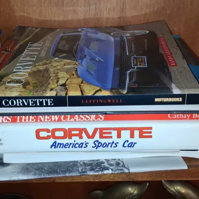 Sale Photo Thumbnail #124: Corvette automotive book collection