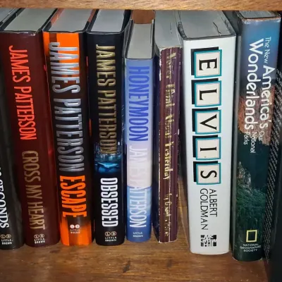 Sale Photo Thumbnail #37: Assorted hardcover fiction and non fiction books