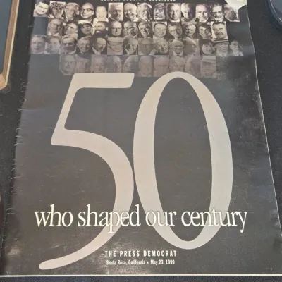 Sale Photo Thumbnail #28: The press democrat who shaped our century