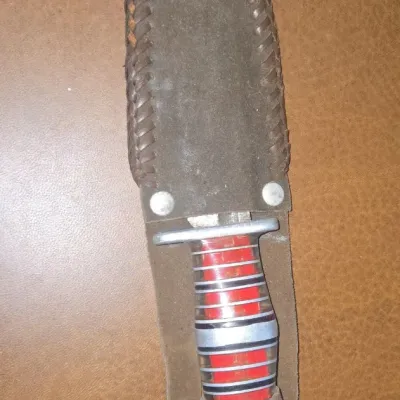Sale Photo Thumbnail #331: Vintage remington dupont rh hunting knife